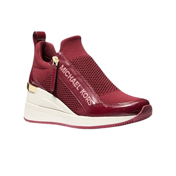 Michael Kors Willis Wedge Trainer Sneaker Shoe Sz 5M - Picture 1 of 8